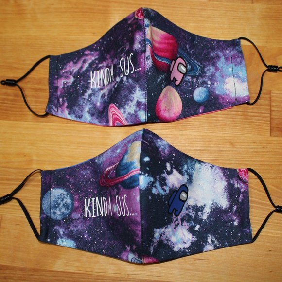 Among Us SUS Reusable Fabric Face Mask Gamer - Picture 5 of 7